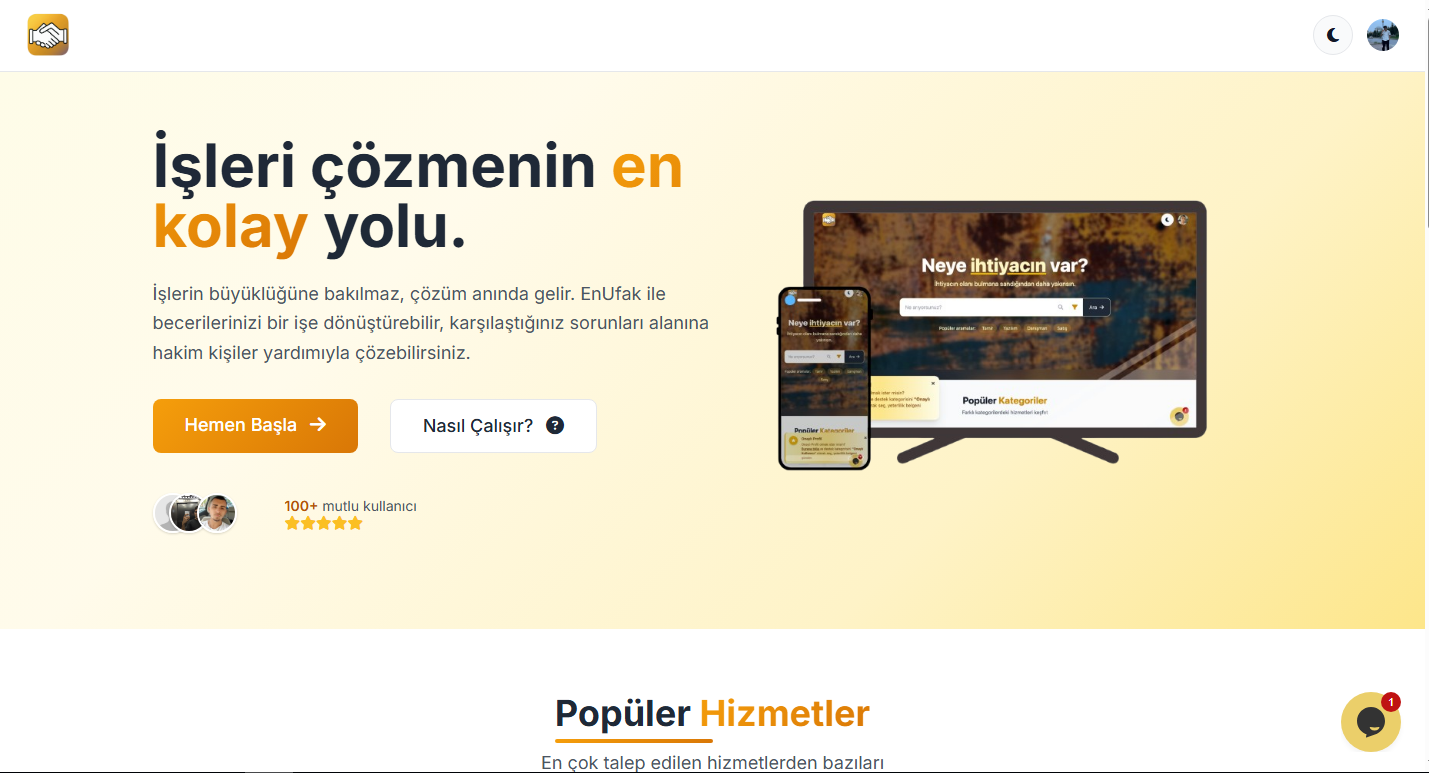 Enufak Freelancer Platformu