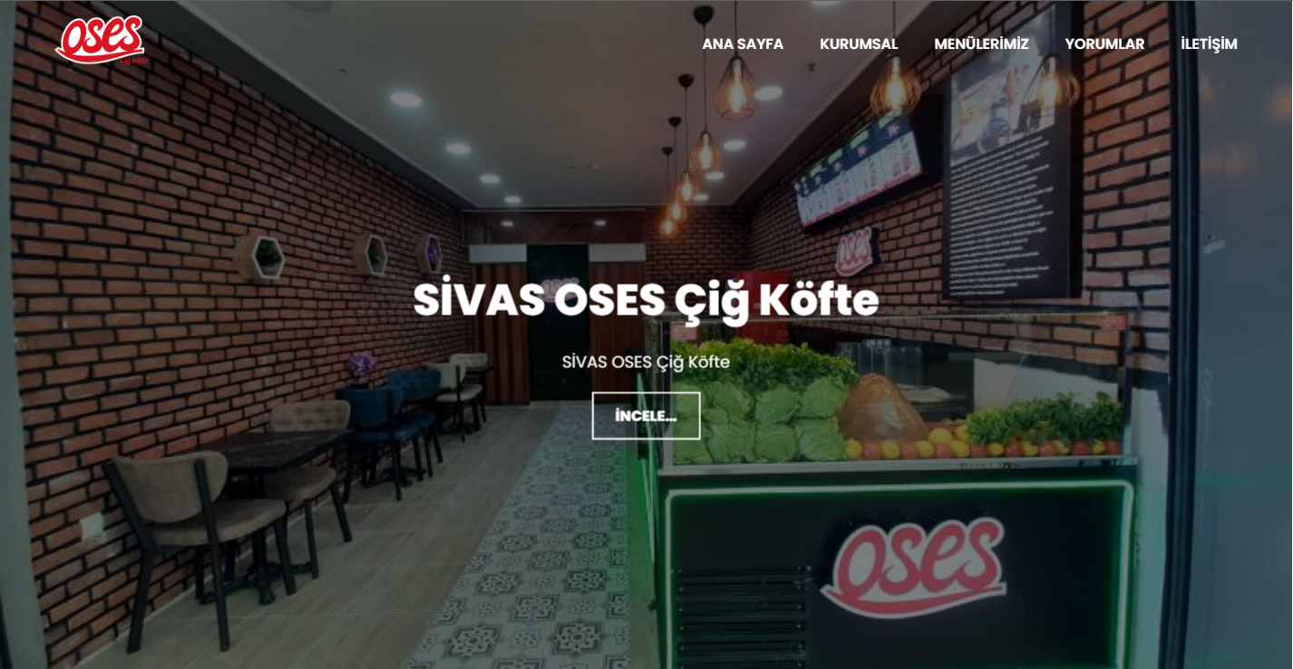 Oses Çiğköfte Web Sitesi