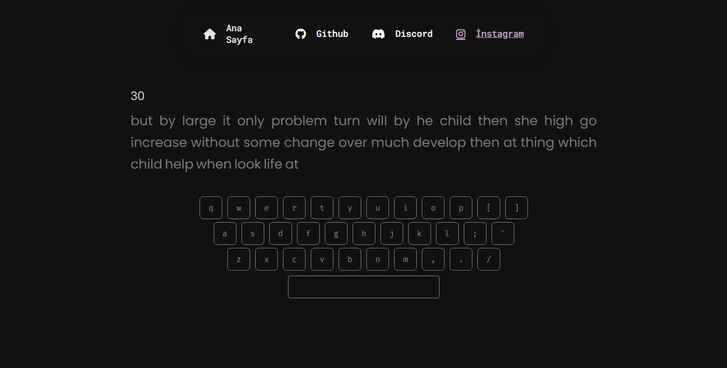 Typing Speed Test